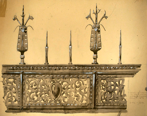 Cresting Detail, Federal Reserve Bank of New York 1923