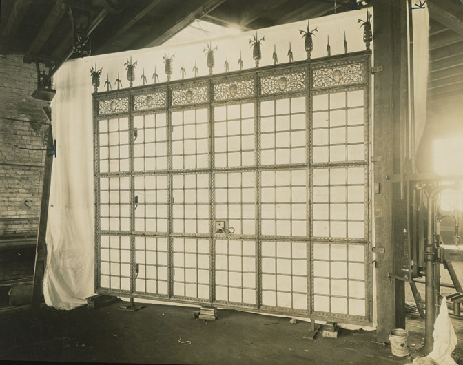 Wrought Iron Interior Gates, Federal Reserve Bank of New York 1923